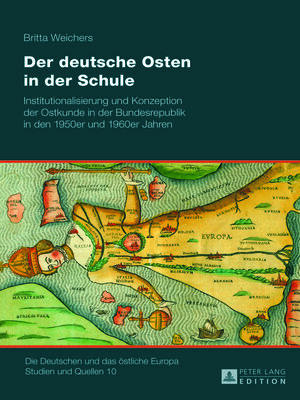cover image of Der deutsche Osten in der Schule